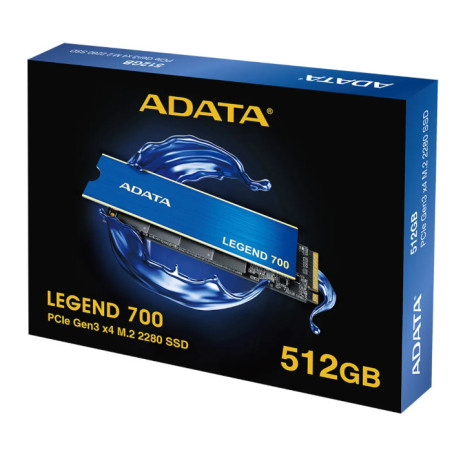 Unidad de estado sólido Adata LEGEND 710 ALEG-710-1TCS - M.2 2280 Interno - 1TB - PCI Express NVMe Adata - 2