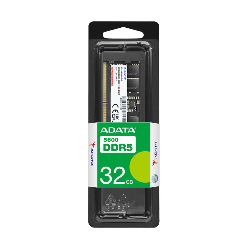 Módulo RAM Adata AD5S560032G-S para Computador, Portátil - 32GB (1 x 32GB) - DDR5-5600/PC5-44800 Adata - 2