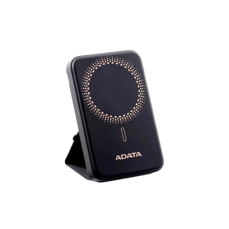 Cargador portátil Adata R050 - Negro - Para iPhone, Smartphone - 1 x Tipo-C 20W - Litio Polímero (Li-Polímero) - 5000mAh - 20W A