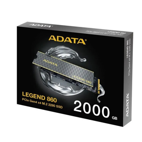 Unidad de estado sólido Adata LEGEND 860 SLEG-860-2000GCS - M.2 2280 Interno - 1.95TB - PCI Express NVMe Adata - 2