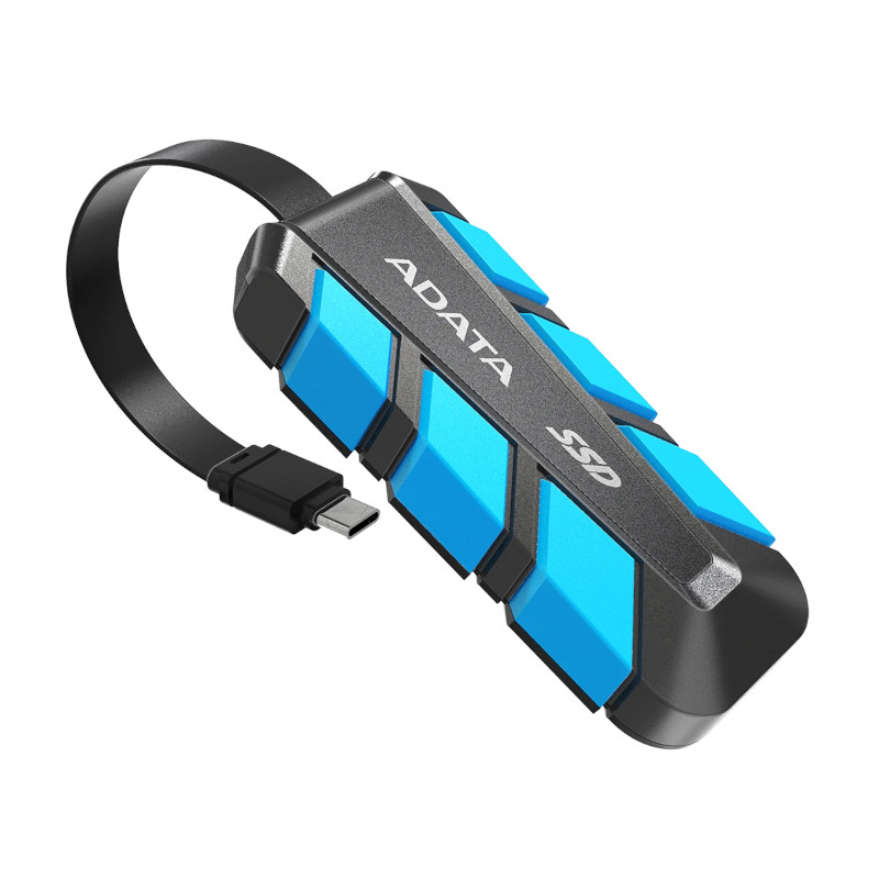 SSD Pórtatil Adata SC740 - Externo - 2TB - Azul - Consola de juegos, Smartphone, Grabador de vídeo - USB 3.2 Adata - 1