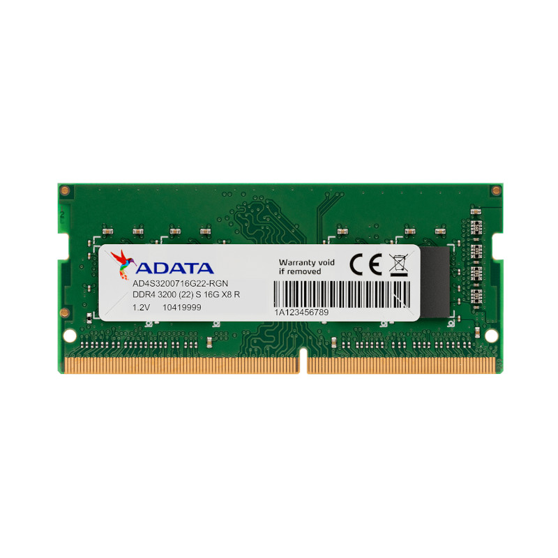 Módulo RAM Adata Premier AD4S320016G22-SGN para Portátil - 16GB (1 x 16GB) - DDR4 SDRAM - 3200MHz - 1.20V - 260-pin Adata - 1