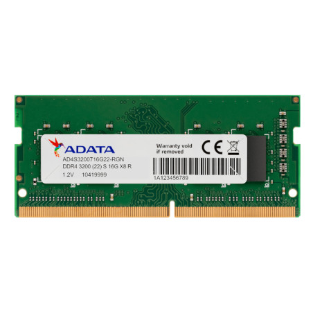 Módulo RAM Adata Premier AD4S320016G22-SGN para Portátil - 16GB (1 x 16GB) - DDR4 SDRAM - 3200MHz - 1.20V - 260-pin Adata - 1