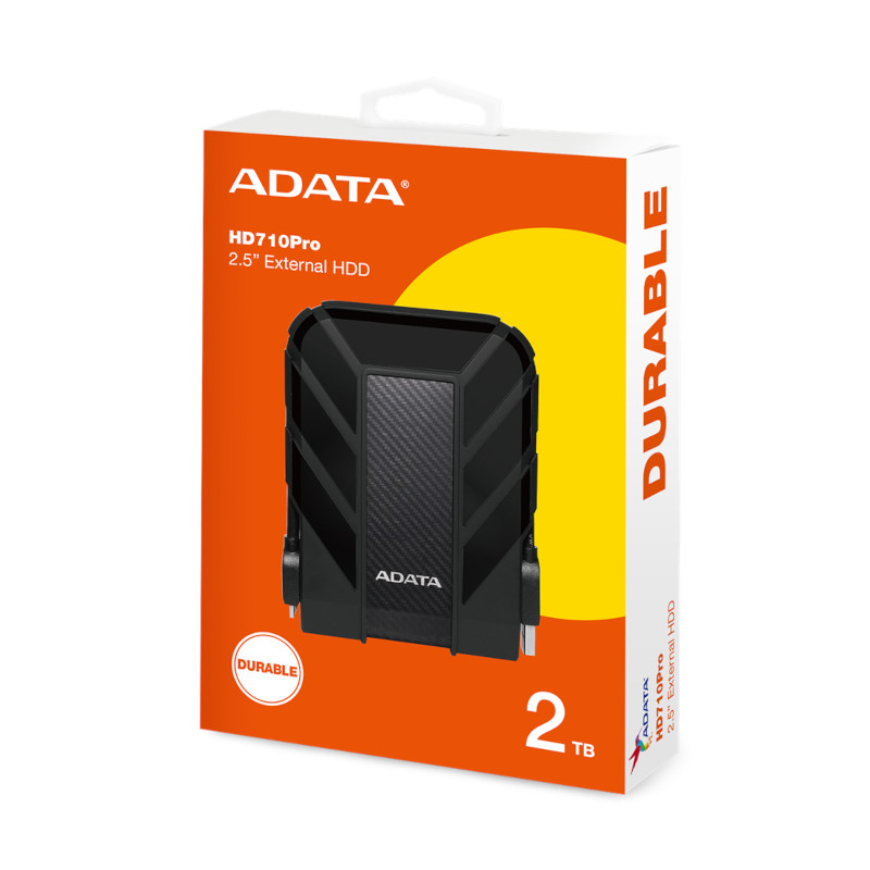 Disco Duro Pórtatil Adata HD710 Pro - Externo - 2TB - Negro - USB 3.2 (Gen 1) Adata - 1