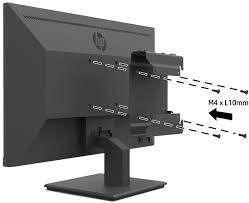 Mantean Seguro Tu Desktop con la Base HP de protección VESA/Doble - 2JA32AA