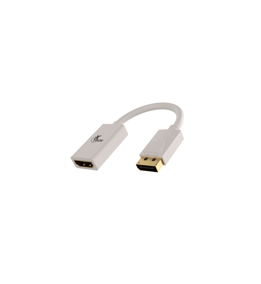 Adaptador Con Conector DisplayPort Macho a HDMI Hembra Xtech - XTC-358  - 1
