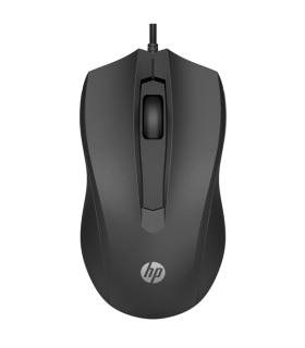 Mouse Negro Con Cable USB HP 100 HP - 1