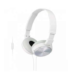 Audífonos Sony Plegables Blancos Con Micrófono Integrado - MDR-ZX310  - 1