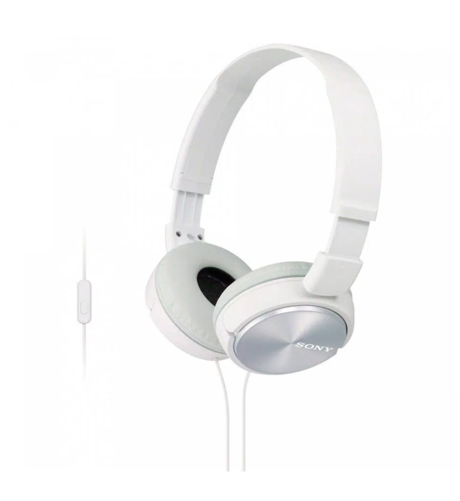 Audífonos Sony Plegables Blancos Con Micrófono Integrado - MDR-ZX310  - 1