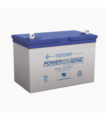 Batería de Respaldo UL de 12V 100AH Power Sonic - PS-121000U  - 1