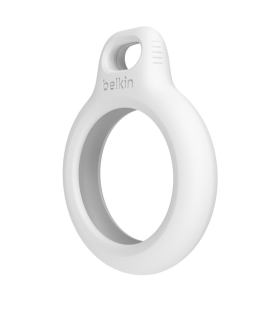 Soporte seguro con llavero de Belkin para Apple AirTag blanco - F8W973BTWHT Belkin - 3