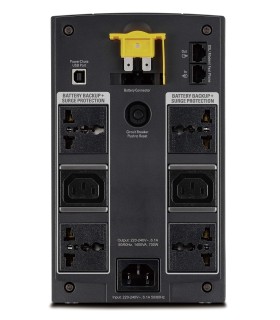 Unidad Back-UPS de APC de 1400 Vatios y 230 Voltios AVR enchufes IEC y universales - BX1400U-MS - 731304315940 APC - 2