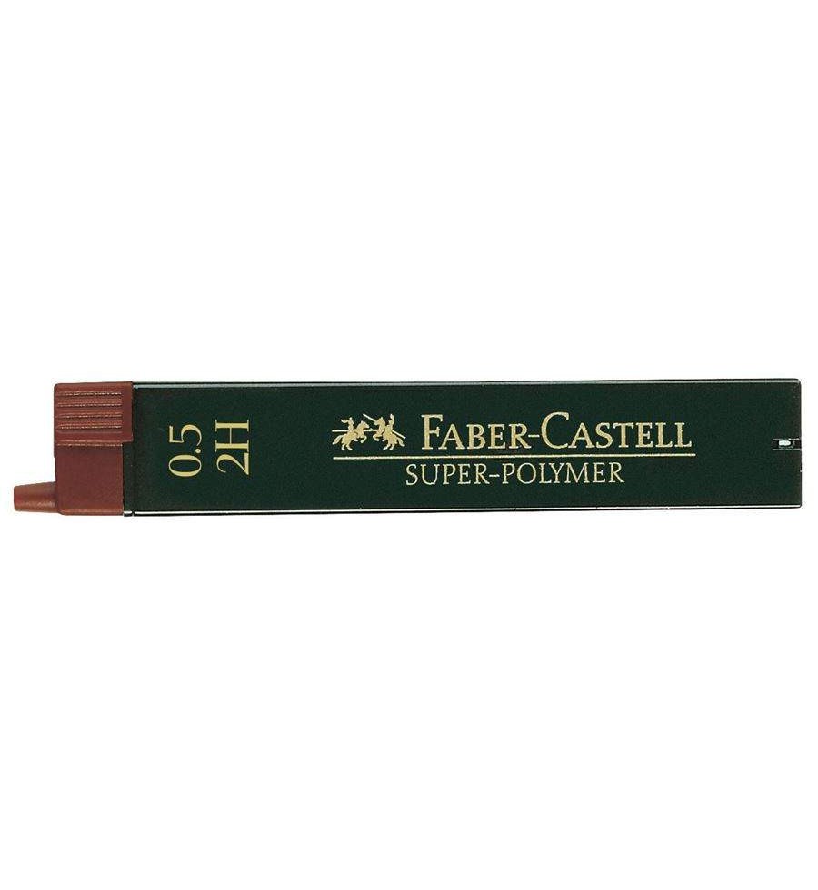 Paquete de 12 Unidades Minas FABER CASTELL 0.5 DUREZA 2H - 70128-5 Faber-Castell - 1