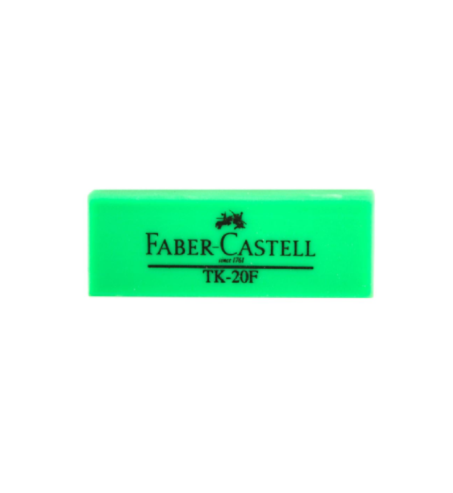 Borrador fluorescente X20 Unidades Faber Castell - TK-20f Faber-Castell - 1