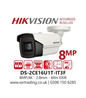 Cámara tipo bala fija 4K Hikvision - DS-2CE16U1T-IT3F Hikvision - 1