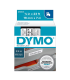 Cinta Dymo D1 plástico 19mm negro/blanco - 45803  - 1