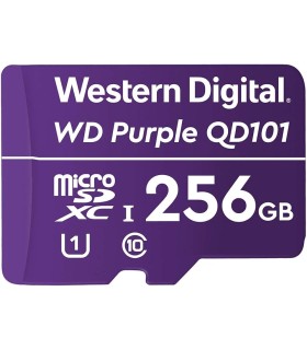 MicroSD WD Purple SC 256GB: Almacenamiento resistente para videovigilancia - WDD256G1P0C