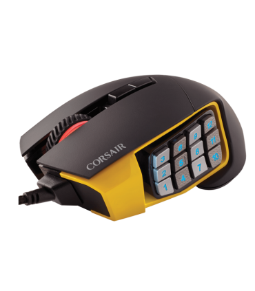 Mouse Gamer Corsair SCIMITAR PRO RGB Optical MOBA/MMO-Amarillo - CH-9304011-NA Corsair - 1