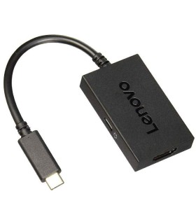 USB-C a HDMI más adaptador de alimentación - 4X90K86567 Lenovo - 1