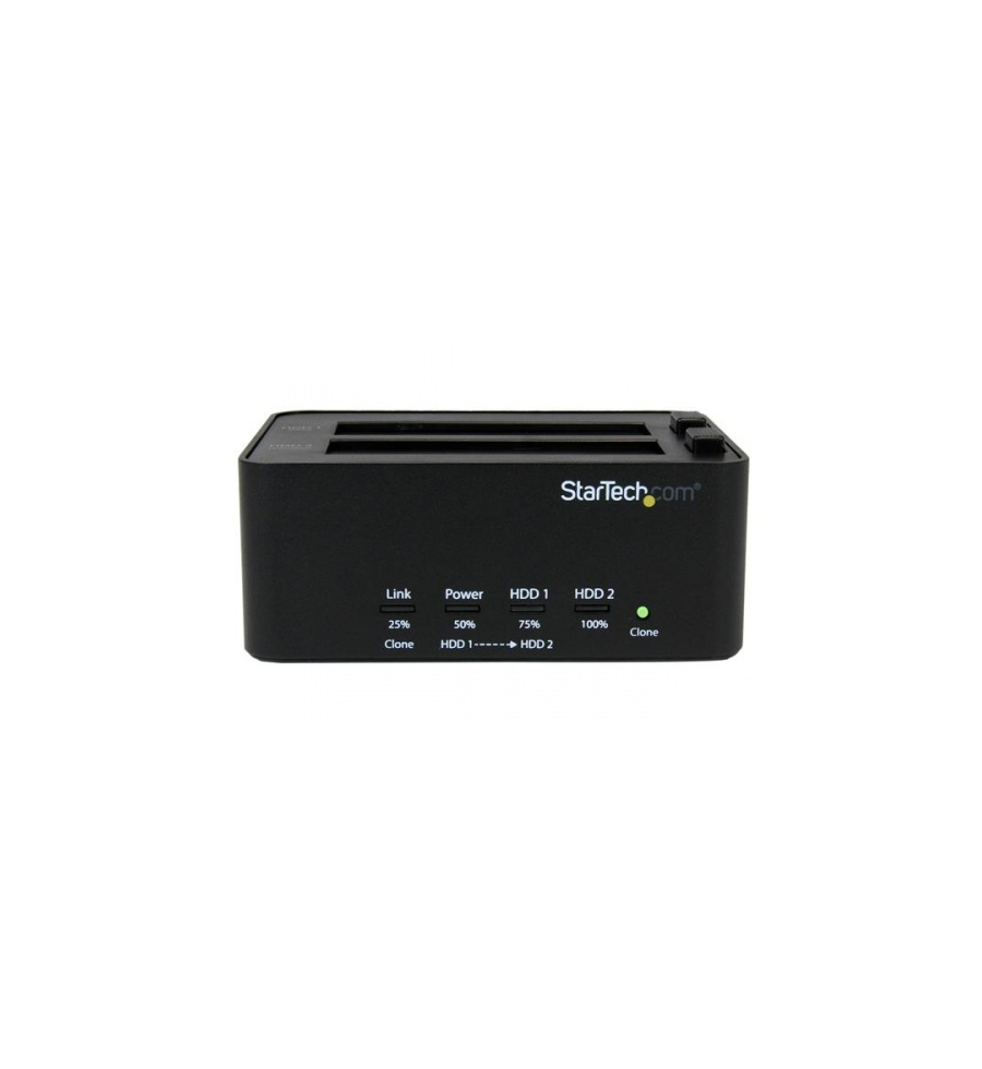 Estación de conexión/borrado y duplicación independiente USB 3.0 StarTech-SSD SATA 2,5" 3,5" - SATDOCK2REU3 Startech - 1