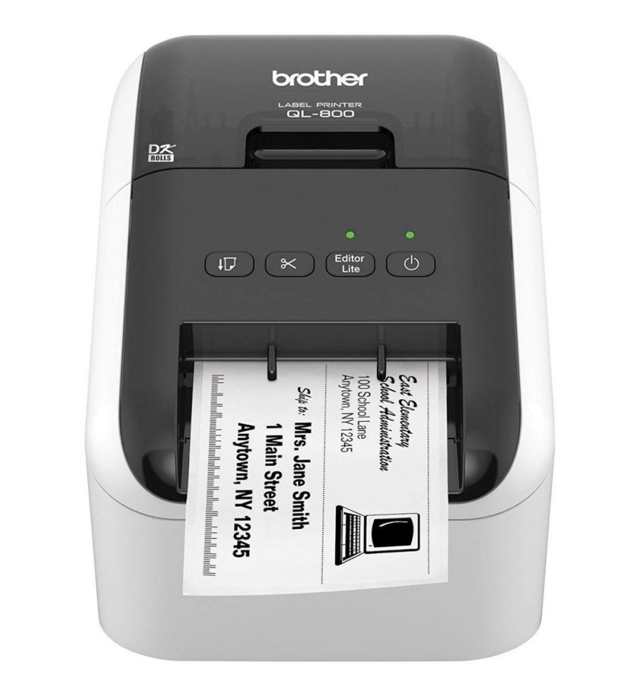 Impresora de etiquetas profesional térmica directa e impresión a negro y rojo - QL-800 Brother - 1