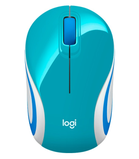 Mouse-Mini Inalámbrico Ultra Portable M187 Logitech/Azul Brillante - 910-005363 Logitech - 1