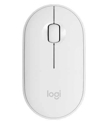 Mouse Logitech Pebble M350 Inalámbrico/Blanco - 910-005770 Logitech - 1