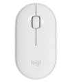 Mouse Logitech Pebble M350 Inalámbrico/Blanco - 910-005770