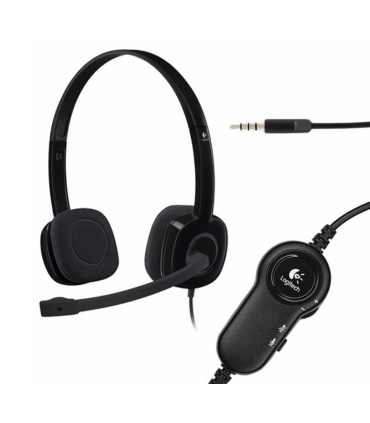 Auriculares H151 Stereo Headset Logitech - 981-000587 Logitech - 1