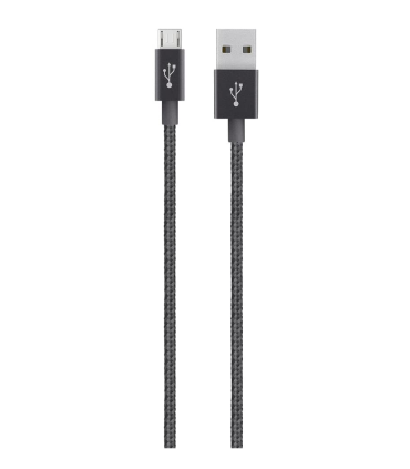 Cable De Carga metálico Micro-USB a USB Premium/Belkin - F2CU021BT04-BLK Belkin - 1