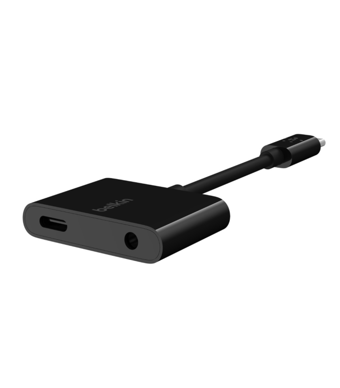 Adaptador De Audio Belkin 3,5 mm + Carga USB-C RockStar - F7U080BTBLK Belkin - 2