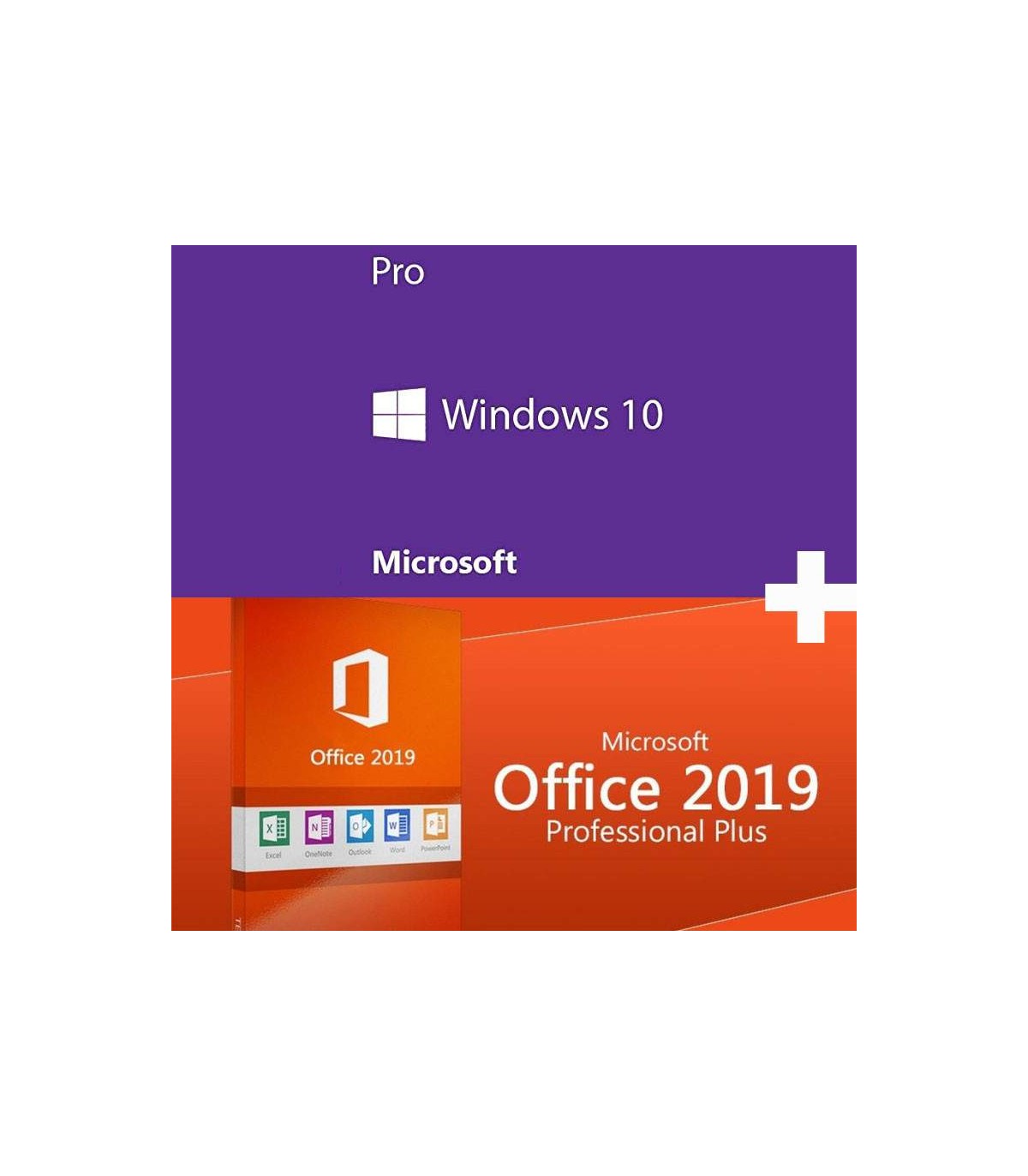 Licencia economica windows 10 PRO mas Office 2019 Prof
