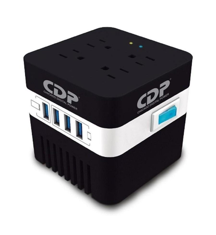Regulador Automático De Voltaje 600VA/CDP - RU-AVR604  - 1