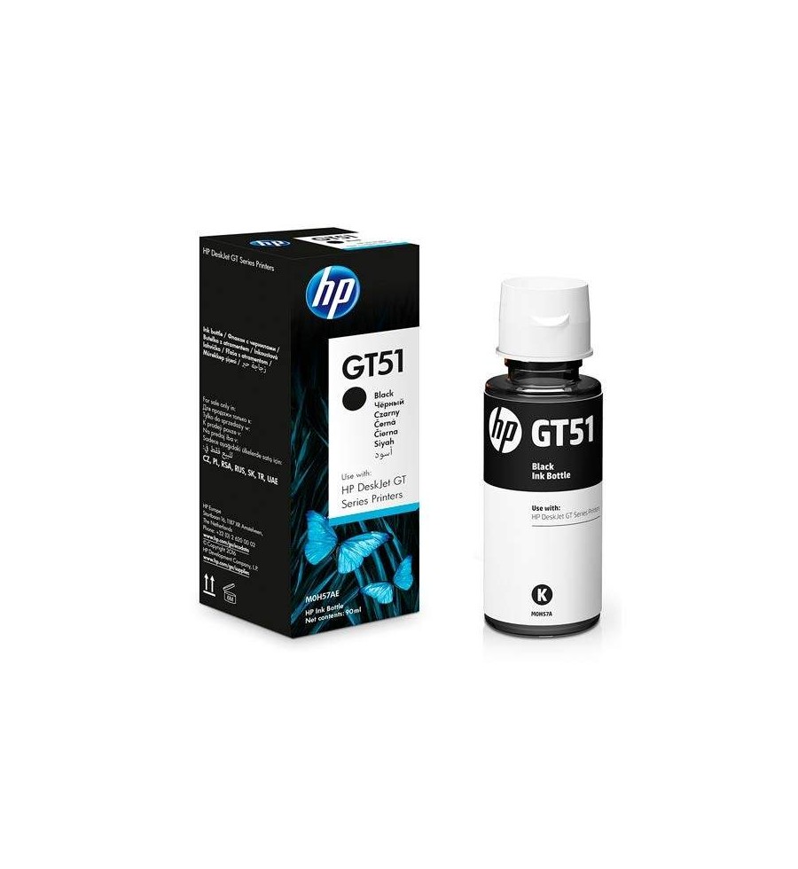 Botella de tinta original negra HP GT51 - M0H57AL HP - 1