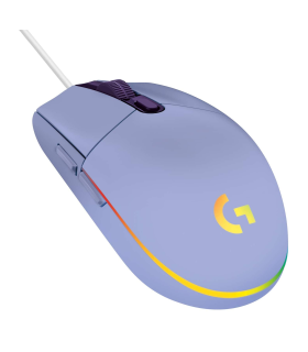 Mouse Gamer Logitech Programable G203 Lila - 910-005851 Logitech - 1