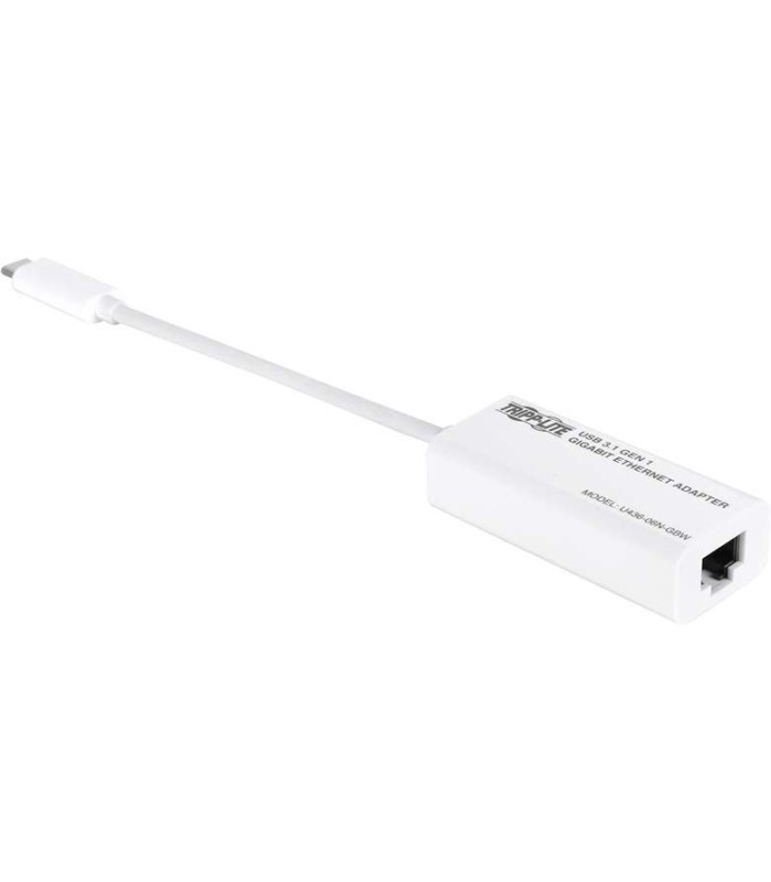Adaptador de Red NIC USB 3.1 Gen 1 Type-C a Gigabit Ethernet, 10/100/1000 Mbps - U436-06N-GBW Tripp lite - 1