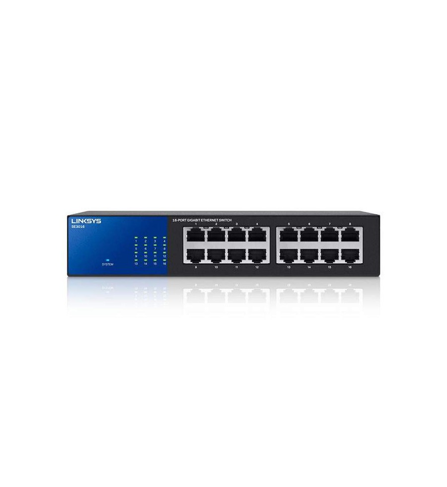 Conmutador Ethernet Gigabit de 16 puertos Linksys - SE3016 Linksys - 2