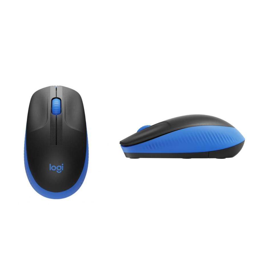 Mouse Inalámbrico Con Borde Azul Logitech M190 - 910-005903 Logitech - 3