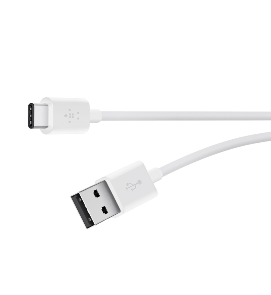 Cable Belkin De Sincronización Y Carga Para Celular USB-C A USB-A Blanco - CAB001BT1MWH Belkin - 4