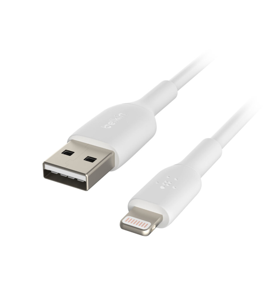 Cable De Relámpago Blanco USB-A BOOST CHARGE De 2M Belkin - CAA001bt2MWH Belkin - 2
