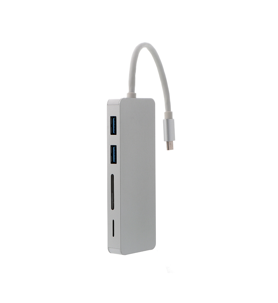 Concentrador De Puertos USB y Lector De Tarjetas Klip Xtreme - KCR-500 klipxtreme - 3