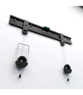 Soporte de pared para LCD / panel de plasma - acero con pintura electrolítica Klipxtreme - KFM-335  - 1