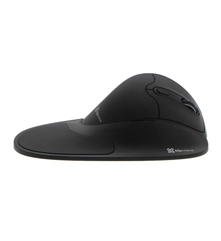 Mouse Ergonómico Flexor Inalámbrico De KlipXtreme - Negro - KMW-750  - 3